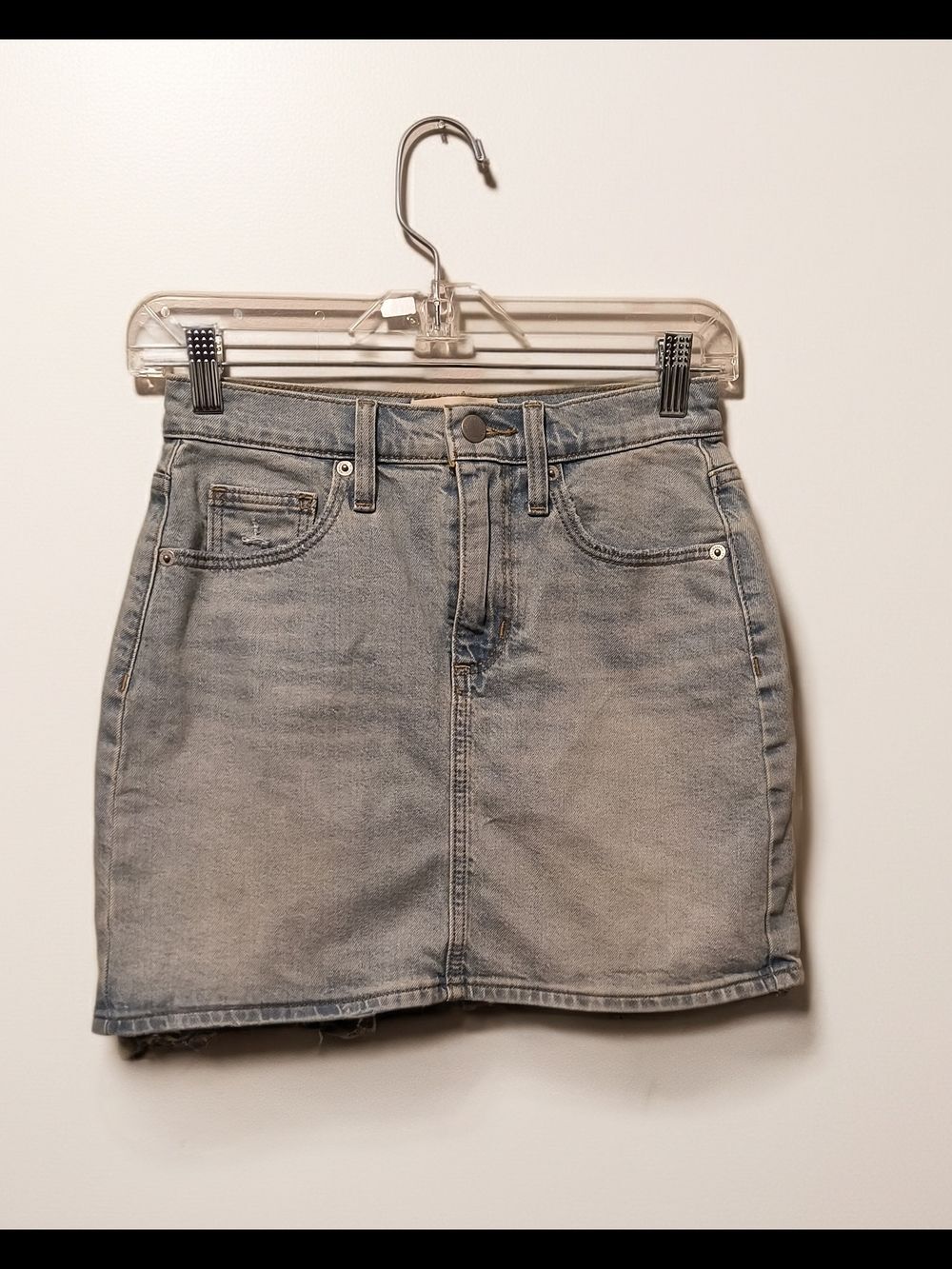 Universal Thread Light Blue Denim Mini Skirt Size 00 New!